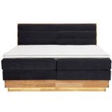 OTTO products Boxspringbett, LED-Beleuchtung, mit zertifizierten, recycelten Bezugsstoffen