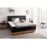 OTTO products Boxspringbett, LED-Beleuchtung, mit zertifizierten, recycelten Bezugsstoffen