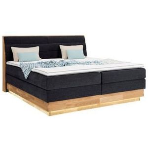 OTTO products Boxspringbett, LED-Beleuchtung, mit zertifizierten, recycelten Bezugsstoffen