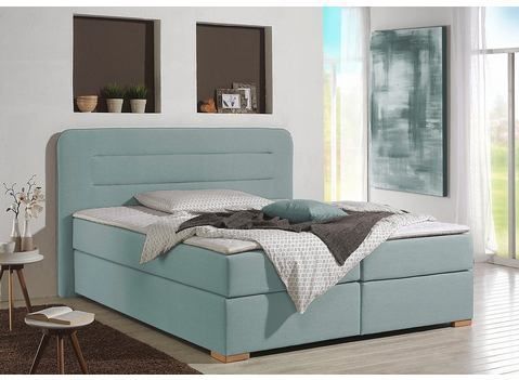 Home affaire Boxspringbett "Manchester", 5 Breiten, 3 Ausführungen, 2 Härtegraden, Topper, Steppung