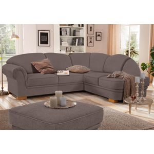 Home affaire Ecksofa "Amrum L-Form", wahlweise mit Bettfunktion und Ottomane links/rechts
