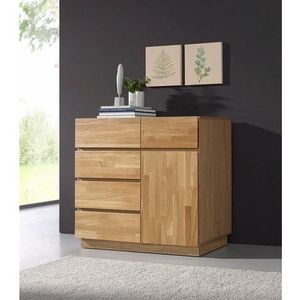 Home affaire Kast Laima Breedte 90 cm, met 5 lades, deels massief, FSC-gecertificeerd