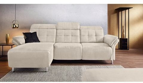 Places of Style Ecksofa »Manhattan L-Form«, 2 Sitze mit elektrischer Relaxfunktion, verstellbare Armlehnen