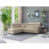 Home affaire Ecksofa »Tulio L-Form«, wahlweise mit Bettfunktion und Bettkasten, incl. 3 Zierkissen