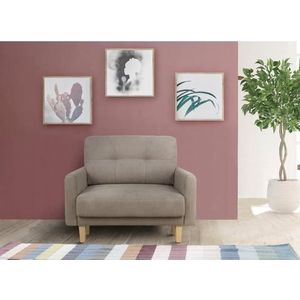 Home affaire Sessel »TRIPLO Relaxsessel mit Wellenunterfederung, Maße B/T/H: 95/100/89 cm«, Polstersessel mit Steppung im Rückenkissen, hohe Qualität