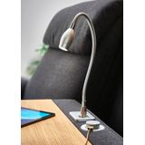 Home affaire Sofa Turin, mit motorischer Relaxfunktion, Tisch, Leuchte + USB-Ladestation