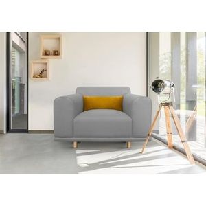 andas Loveseat Maroon Sessel in een scandinavisch design, met losse kussens (set)