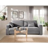 Home affaire Schlafsofa "Roma Matratzenhöhe 14 cm", Dauerschlaffunktion, mit Unterfederung, Lattenrost, Matratze