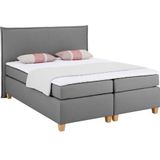 Home affaire Boxspringbett "Houssay", inkl. Topper, 5 Breiten, 2 Härtegraden auch in Überlänge 220 cm