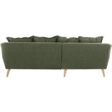 Home affaire Ecksofa "Baggio L-Form", Zierkissen inklusive