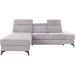INOSIGN Ecksofa »Cardiz L-Form«, inkl.Kopfteilverstellung und Federkern wahlweise mit Bettfunktion