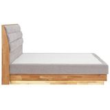 OTTO products Boxspringbett, LED-Beleuchtung, mit zertifizierten, recycelten Bezugsstoffen