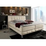 Places of Style Boxspringbett Cafone, inkl. Topper, 5 Breiten, 3 Matratzenarten und 3 Härtegraden wählbar