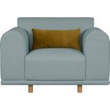andas Loveseat "Maroon Sessel", in skandinavischem Design, mit losem Kissen