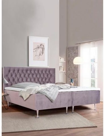 Places of Style Boxspringbett »Exclusive«, inkl. Topper, 3 Breiten, 3 Härtegrad-Ausführungen