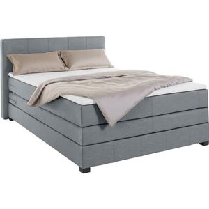 OTTO products Boxspringbett "Peetu", Taschenfederkern-Matratze, in 4 Breiten und 4 Farben, incl. Topper