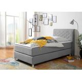 INOSIGN Boxspringbett "Parla", incl. Topper, 4 Farben in 4 Breiten, 2 Härtegraden, 3 Matratzenarten