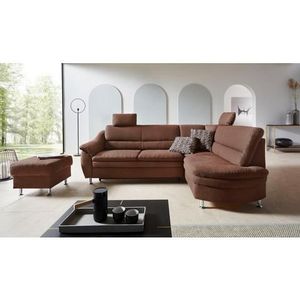 Places of Style Ecksofa »Cardoso L-Form«, Federkern, wahlweise mit Bett, Schubkasten
