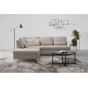 INOSIGN Ecksofa »Palm Beach L-Form«, Federkern, mit Sitztiefenverstellung, wahlweise mit Bettfunktion