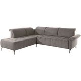 INOSIGN Ecksofa "Fresh L-Form", Federkern, wahlweise Kopfteilverstellung und motorischer Vorziehsitz