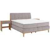 OTTO products Boxspringbett "Jelle", (5 St.), zertifizierte, recycelte Bezugsstoffe, verschiedene Ausführungen