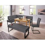 Home affaire Sitzbank »Oliver«, Breite 140cm, mit Metallgestell