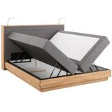 Home affaire Boxspringbett »Cavan«, Eiche, inkl. Bettkasten & Topper, verschiedene Härtegrade (auch H4)