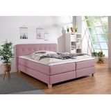 Home affaire Boxspringbett »Fargo«, in Überlänge 220 cm, mit Topper, 3 Ausführungen, 4, Breiten