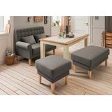 Home affaire Küchensofa "Scalea", inkl. 2 Stk. Zierkissen, in verschiedenen Stoffen und Farben