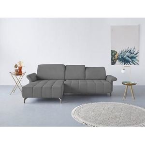 INOSIGN Ecksofa »Fresh L-Form«, Federkern, wahlweise Kopfteilverstellung und motorischer Vorziehsitz