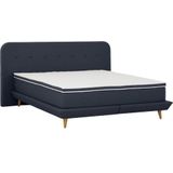 andas Boxspringbett "Premium", Steppung mit Knopfheftung, inkl. Topper
