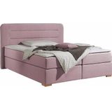 Home affaire Boxspringbett "Manchester", 5 Breiten, 3 Ausführungen, 2 Härtegraden, Topper, Steppung