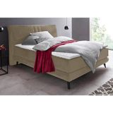Places of Style Boxspringbett "Skien", incl. Kaltschaumtopper, 2 Härtegrade, 3 Ausführungen