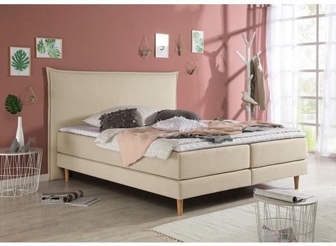 andas Boxspringbett "Kiruna", in 4 Breiten, 3 Matratzenarten, bis zu 3 Härtegrade, incl. Topper