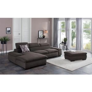 Home affaire Ecksofa »Alberto L-Form«, mit Kopfteilverstellung, wahlweise mit Bettfunktion