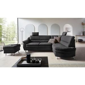 Places of Style Ecksofa »Cardoso L-Form«, Federkern, wahlweise mit Bett, Schubkasten
