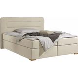 Home affaire Boxspringbett "Manchester", 5 Breiten, 3 Ausführungen, 2 Härtegraden, Topper, Steppung