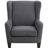 Home affaire Ohrensessel Chilly, Sessel mit Hocker und Federkern-Polsterung, (Set, 2-St., bestehend aus Sessel und Hocker), in Cord und Microfaser-Bezug, Unser Dauertiefpreis