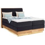 OTTO products Boxspringbett, LED-Beleuchtung, mit zertifizierten, recycelten Bezugsstoffen
