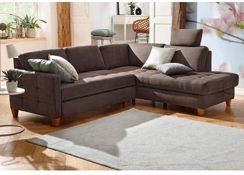 Home affaire Ecksofa »Earl L-Form«, wahlweise auch mit Bettfunktion oder Bettfunktion mit Bettkasten