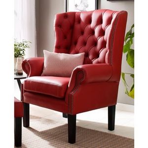 Home affaire Fauteuil BEDFORD met luxueuze capitonnage en gebogen armleuningen