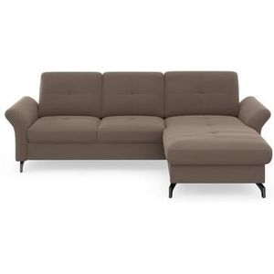 Places of Style Ecksofa »Calando L-Form«, wahlweise mit Bettfunktion, Bettkasten und Armteilfunktion