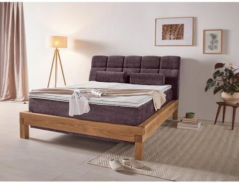 Home affaire Boxspringbett »Villads«, Liegefläche: 160/200 cm aus Balkeneiche, Inside-Boxspring-Unterbau