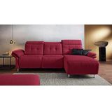 Places of Style Ecksofa "Manhattan L-Form", 2 Sitze mit elektrischer Relaxfunktion, verstellbare Armlehnen