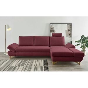 INOSIGN Ecksofa "City/Giron, L-Form,", verstellbare Armlehnen mit Rasterfunktion