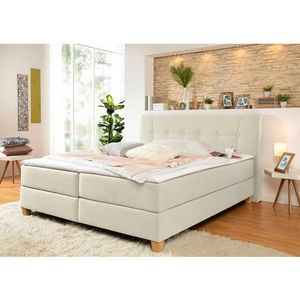 Home affaire Boxspringbett "Calloway", inkl. Topper, XXL-Ausführung, in 4 Farben, 5 Breiten, 3 Matratzenarten