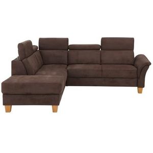 Home affaire Ecksofa »Conville L-Form«, Federkern, wahlweise mit Bettfunktion und Bettkasten bzw. Stauraum