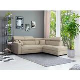 Home affaire Ecksofa "Tulio L-Form", wahlweise mit Bettfunktion und Bettkasten, incl. 3 Zierkissen