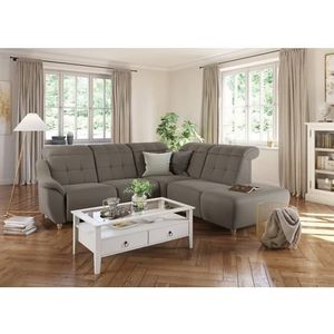 Home affaire Ecksofa »Boston L-Form«, Kopfteilverstellung an jeder Sitzfläche, wahlweise Relaxfunktion