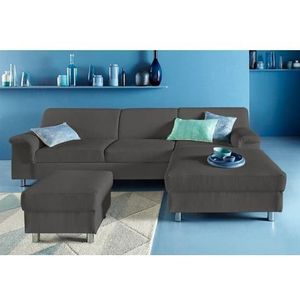 INOSIGN Ecksofa »Jamie, modern und elegant, Fußhöhe 9cm, L-Form,«, wahlweise mit Bettfunktion